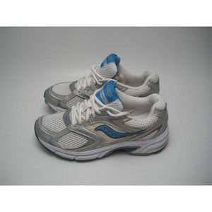 Saucony Cohesion Women's Size 7.5 White and Silver 2008